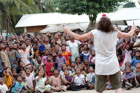 08 Funny How clown show Sri Lanka